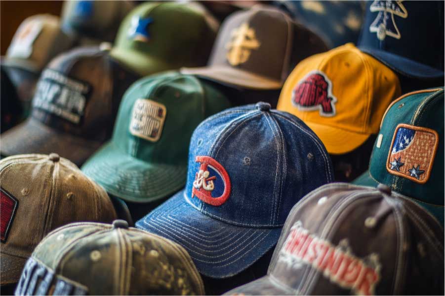 Embroidered hats