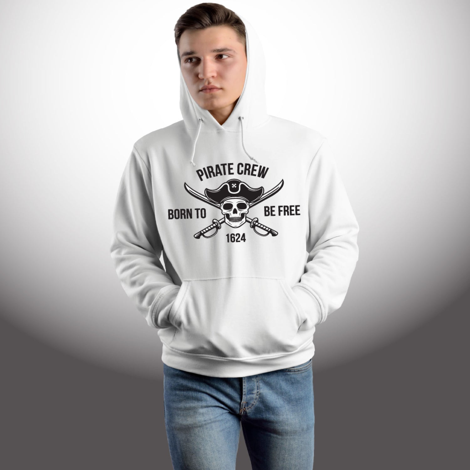 Screen printed hoodie
