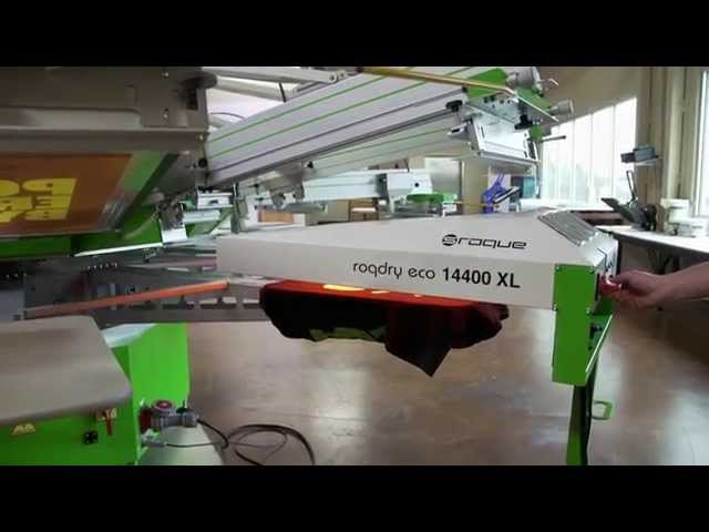 Auto screen printing press