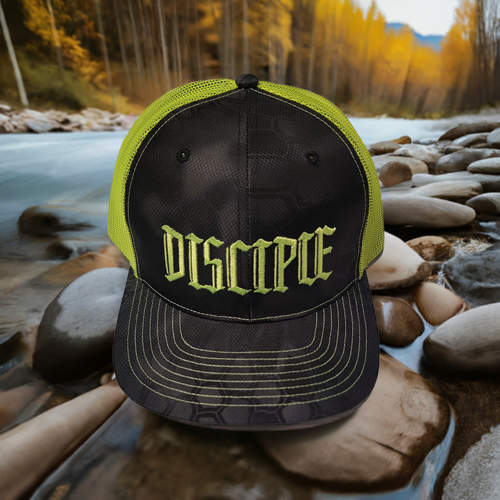 Disciple Hat sitting on a rock