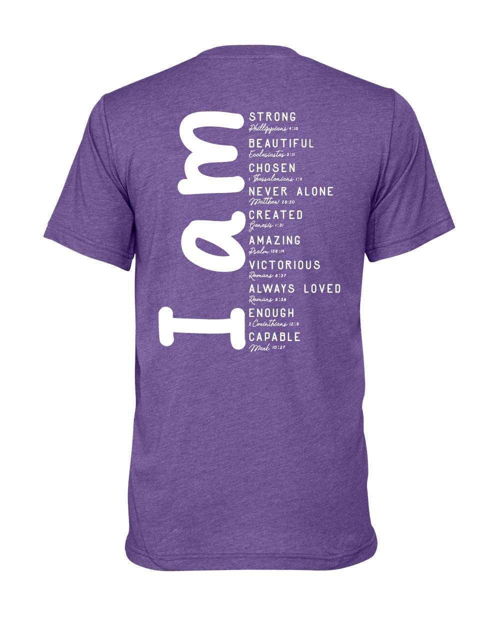 Lapis "I Am" T-shirt back