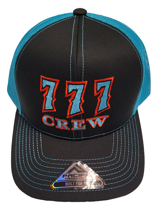 777 Crew Neon Blue hat