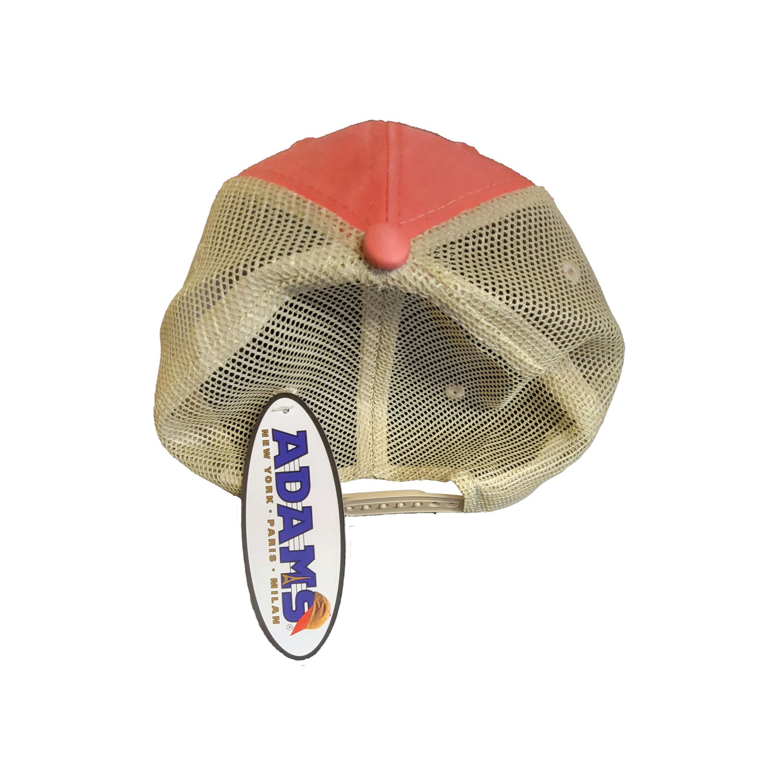 Blessed coral Embroidered Hat back