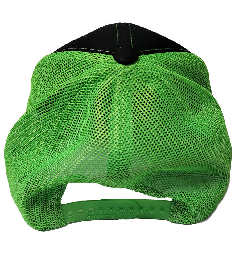 Disciple 104C Neon green hat back