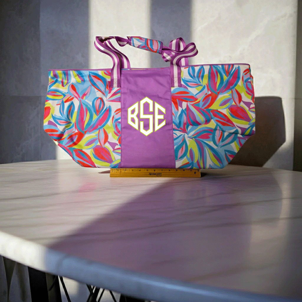 Monogrammed XL Beach Tote