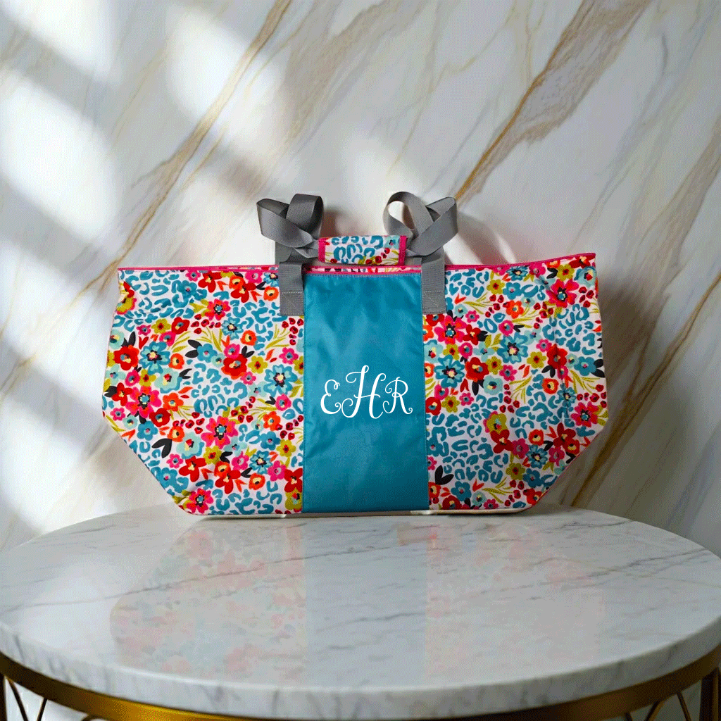 Monogrammed XL Beach Tote