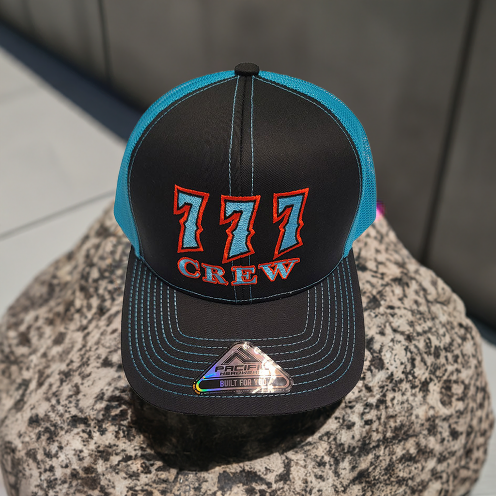 777 crew blue hat