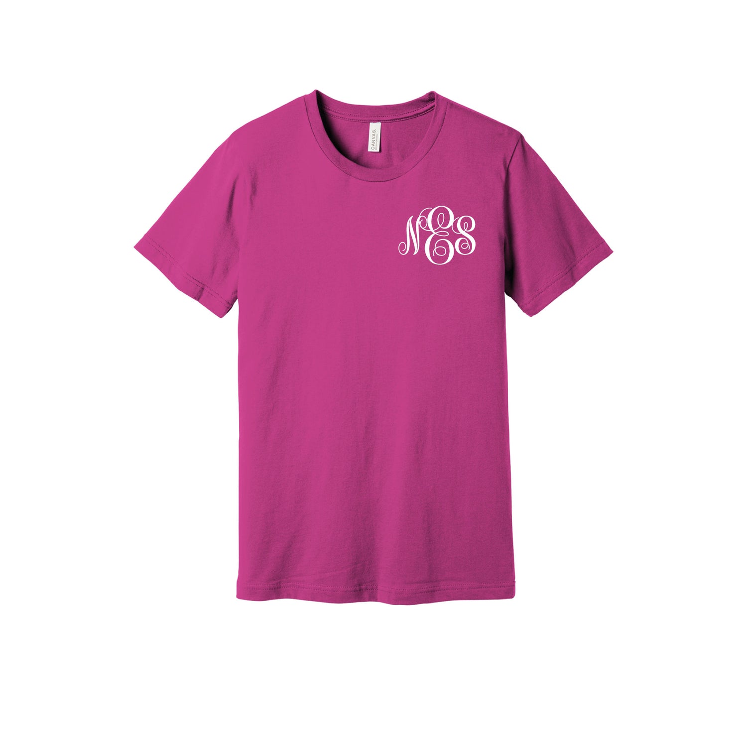Monogram Bella + Canvas T-shirt